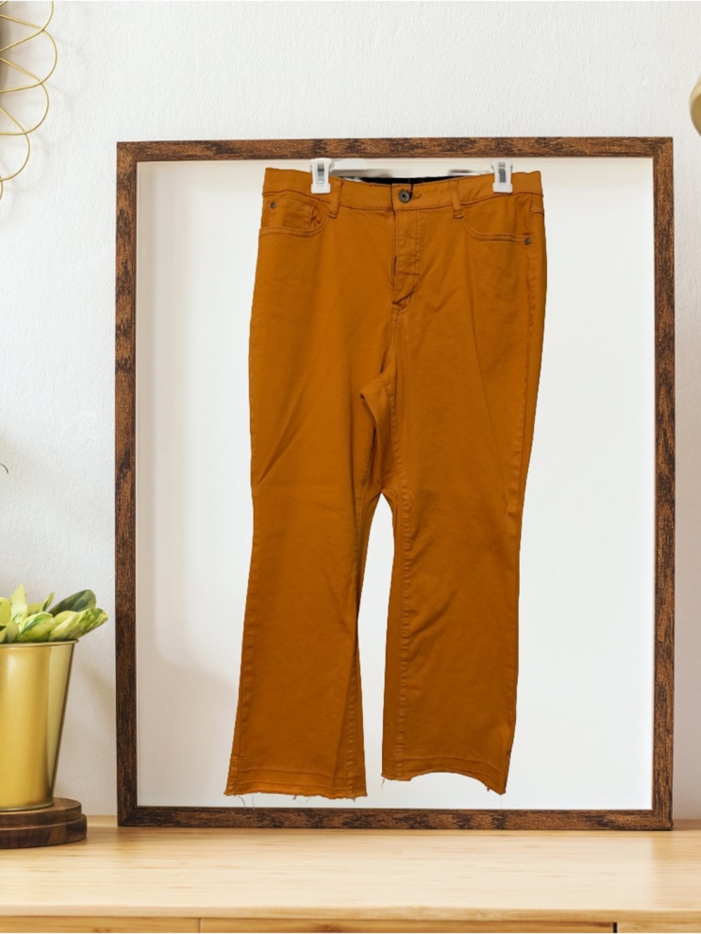 BOGO! Tribal Women's Ankle & Cropped Jeans in Mustard